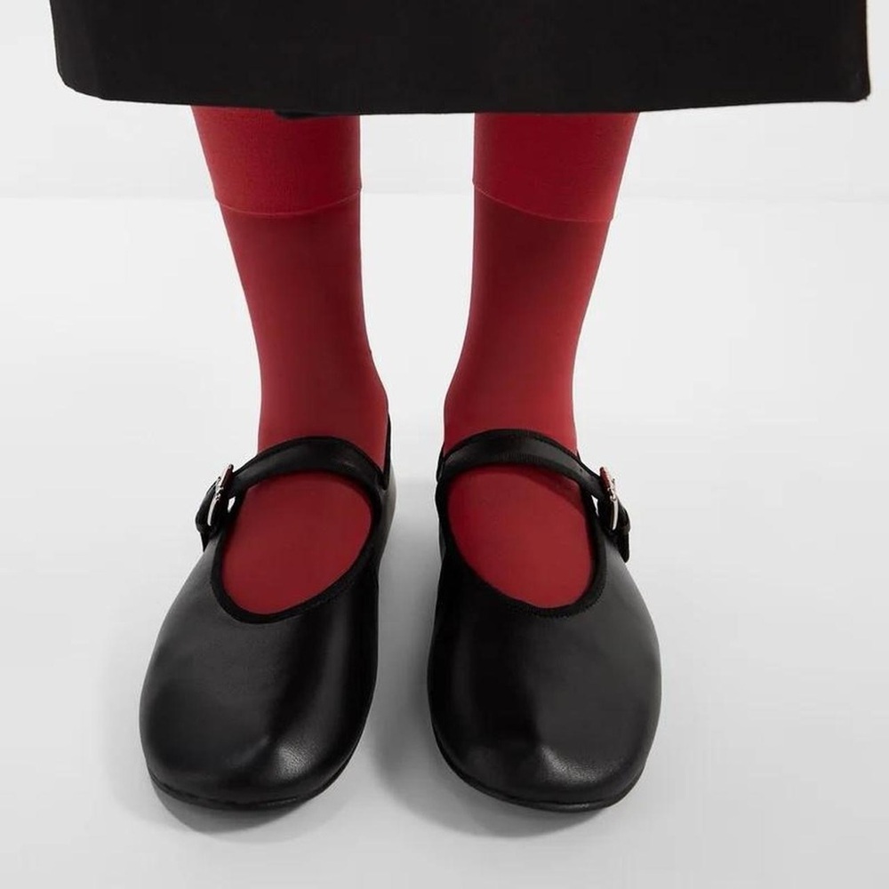 Tony Bianco Black Mary Jane Flats
